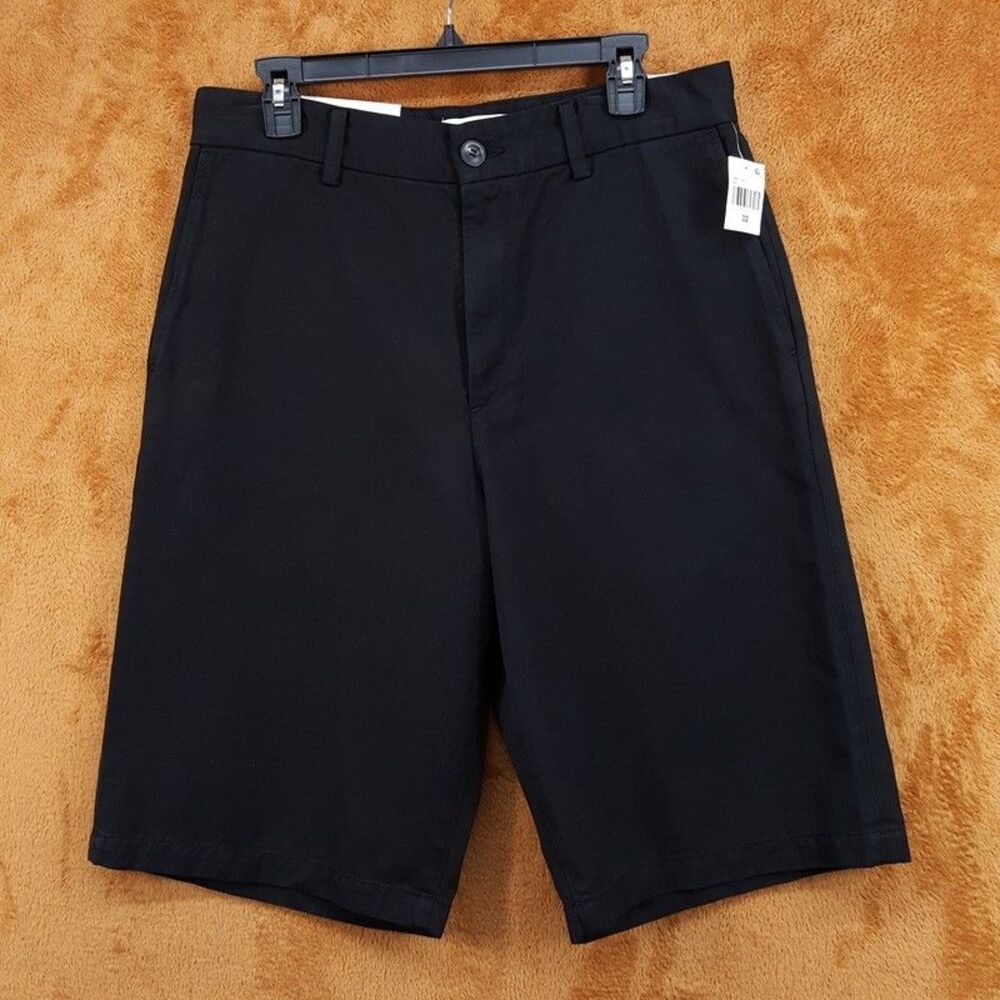 AGOLDE Shorts Mens Size 32 Black Chino Long Short 13" COSMO $198